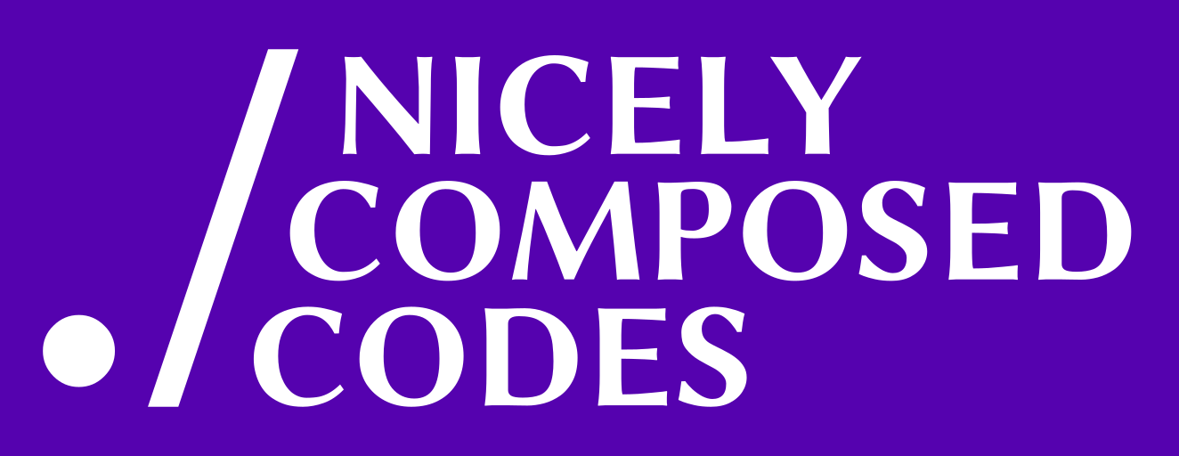 Nicely Composed Codes